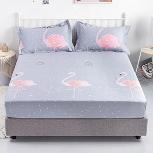 Sábanas Ajustables 100% Algodón, Elásticas, para Todas las Temporadas, Ropa de Cama para Adultos, 500 Hilos, Color Sólido, Uso Hospitalario, Ultra Suaves, Modernas - Product Image 1
