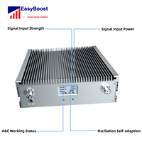 Amplificateur de signal cellulaire double bande StPremium 80dB EasyBoost 800/1800MHz 27dBm Kit complet offrant 3000 dBm ㎡   Couverture pour l'amélioration du signal