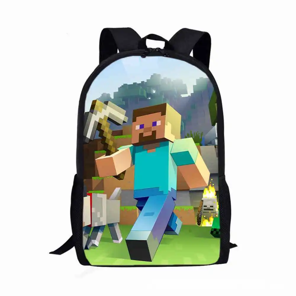 XR लड़कों 'कार्टून खेल बॉक्स आदमी OEM मुद्रित बैग बच्चों के दोपहर के भोजन के बैग इन्सुलेशन बड़ी क्षमता पेंसिल केस किया जा सकता है विज्ञापन