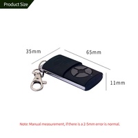 Control Remoto Universal para Puerta de Garaje, 433mhz, 4 Botones, YET2168, Duplicador Inalámbrico RF, Tipo D5, Clonación