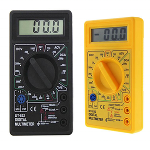 Multimètre numérique professionnel DT832 LCD pour voltmètre à courant continu ampèremètre <span class=keywords><strong>Ohm</strong></span> testeur - Product Image 1