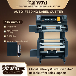 Máquina de corte de etiquetas rollo a rollo JDJ330 con servomotor, 1200 mm/s, 2000 g de presión, 490 mm de ancho de material, seguimiento por cámara CCD para vinilo - Product Image 5