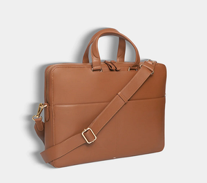 Bolso Mensajero para Portátil de Cuero Genuino Resistente, con Diseño Portátil 100% en Cuero Puro, Acolchado Protector y Almacenamiento Organizado - Product Image 5