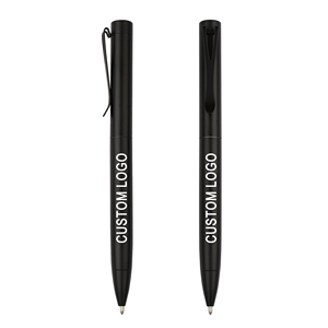 High Quality Luxury Ballpoint <b>Pen</b> for All Sports 1.0mm Writing Width Hotel Laser Black Metal with Customized Logo - Product Image 6