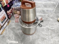 Hachoir à viande grande capacité 12L 4800W Prise UE Robuste, Robot culinaire multifonction pour la préparation du Fufu, Marché Nigéria Ghana