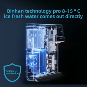 Distributeur d'eau chaude et froide mural en plastique, écran tactile automatique, chauffage/refroidissement instantané, économie d'énergie, double isolation pour usage domestique - Product Image 2