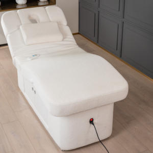 Massageliege mit Massagesessel aus Massivholz, elektrisch verstellbar mit 4 Motoren, anpassbare Farbe, Kosmetikliege für Schlafzimmer & Fitnessstudio - Product Image 5