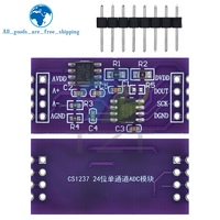 TZT CS1237 24-Bit-ADC-Modul mit integriertem TL431 externem Referenzchip, Einkanal-Wäge- und Erfassungssensor, 24-Bit für Arduino