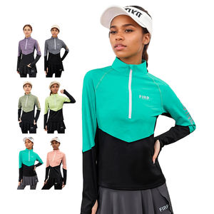 Advanced Athletic Zip Pullover With Breathable Material And Slim Fit Crafted For Hiking Performance By Women - Product Image 6
