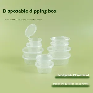 <span class=keywords><strong>ถ้วย</strong></span><span class=keywords><strong>น้ำจิ้ม</strong></span> PP เกรดอาหารแบบใช้แล้วทิ้งภาชนะปรุงรสแบบปิดผนึกกันรั่วซึมแบบพกพาพกพาพลาสติกแบบครบวงจร - Product Image 1