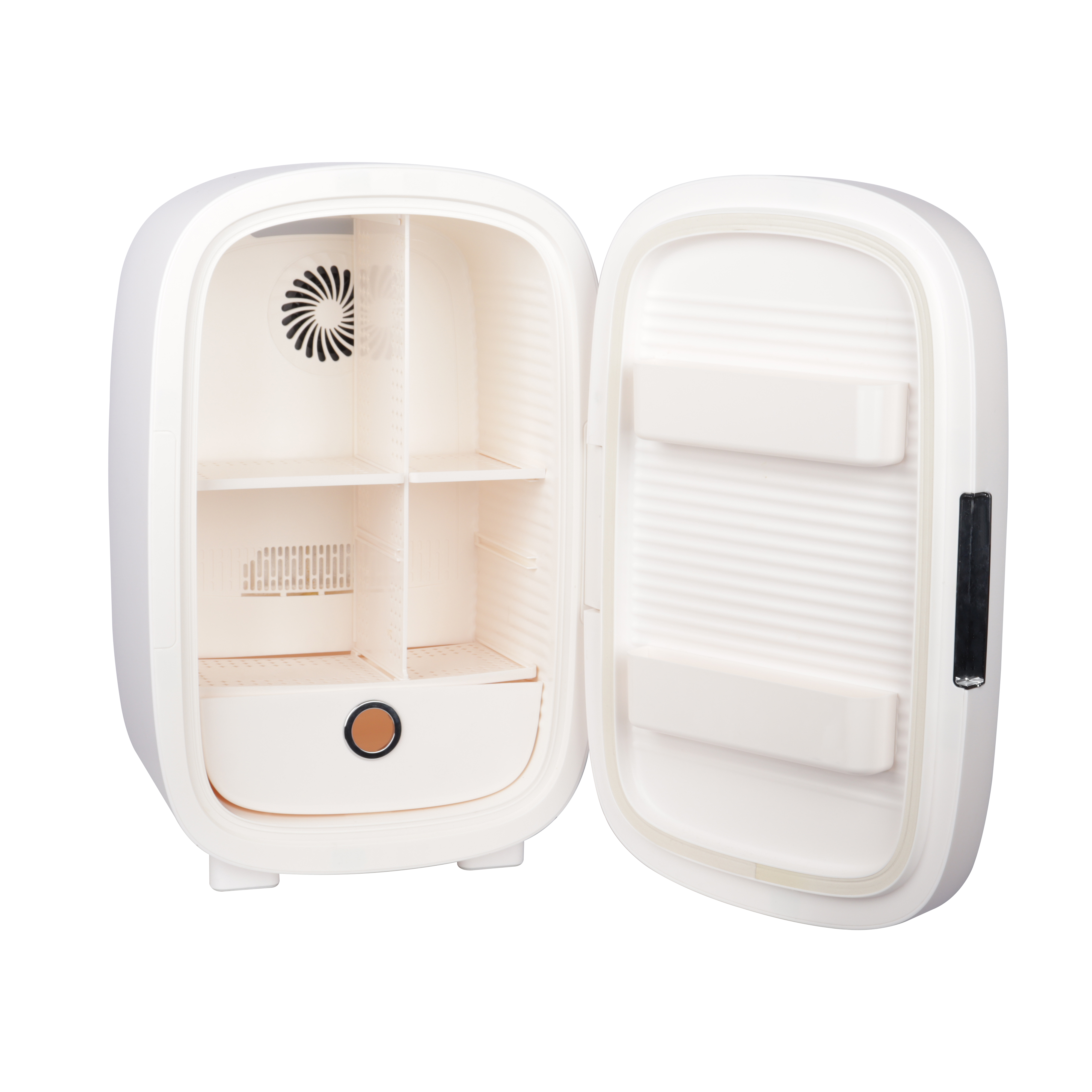 Beauty 12L Makeup Fridge - Fridge for Skin Care Accessories, Cosmetics and Facial Cosmetics Storage - Interior LED Lights
