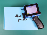 Mini imprimante portable, imprimante à jet d'encre industrielle, machine de codage de date portable pour bouteilles en plastique, métal