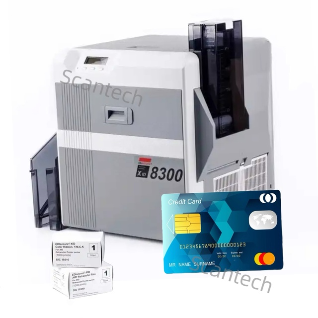 High Quality Matica XID8300 PVC Card Printer Double Sided Plastic Id Card Printer Nfc Card Printer Machine