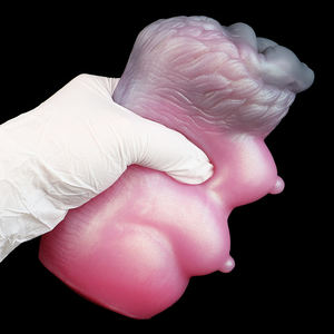 YC-2322 Wolf Meisje Realistische Vagina Mannelijke Penis Massager Fantasie Dier Dual Channel Siliconen Mannelijke Masturbator Seksspeeltjes Groothandel - Product Image 6