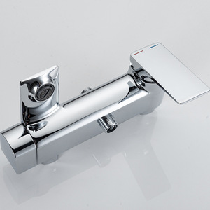 Juego de ducha para baño, grifo de lavabo de cobre, válvula de cerámica, monomando, rociador de chorro, cabezal redondo - Product Image 2