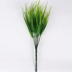 7 Zweig Pflanze Blätter Kunststoff künstlichen Frühlings gras Zweig für Garten Home Decoration