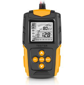 TK-100 <span class=keywords><strong>Auto</strong></span> Batterij <span class=keywords><strong>Tester</strong></span> 12V 24V Digitaal Voertuig Aanzwengelen Opladen Scanner Diagnostische Batterij Meting Analysator - Product Image 5