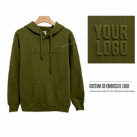 Sweat-shirt à capuche personnalisé avec logo 3D en relief pour homme, surdimensionné, en molleton 350 g/m², vente en gros, usine en Chine