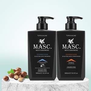 Shampooing et après-shampooing antipelliculaire à la menthe poivrée de marque privée sans sulfate acides aminés huile d'argan ensemble de <span class=keywords><strong>shampoing</strong></span> hydratant pour les cheveux - Product Image 6