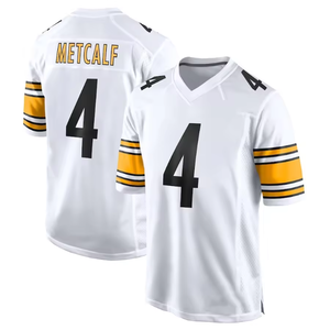 Vente en gros de maillots de football américain # 9 Boswell # 30 Warren # 80 Washington # Chemise courte XL imprimée 90 Watt - Product Image 2