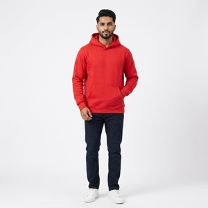 Casual Fashion Hoodies for Men and Women with Drop Shoulder Solid Color Canvas Hooded Sweatshirts for Spring Autumn Winter - Product Image 1