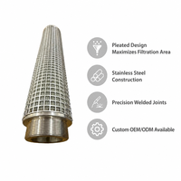 Cartouche filtrante en maille plissée en acier inoxydable CHENRUI, filtration industrielle