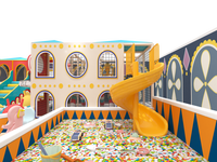 Kinder-Multispielplatz Umweltfreundlicher Indoor-Spielplatz Bällebad Rutschen Trampolin Ninja-Herausforderungsspiele Videospielbereich