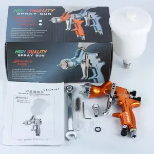 HD-2 Gravità Feed Pistola A Spruzzo HVLP Vernice Auto Per Auto, Mobili 1.3 tip 600ml