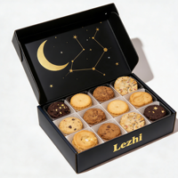 Boîte d'emballage personnalisée en carton pliable pour gâteaux, biscuits, brownies, cookies, beignets, boîte d'expédition