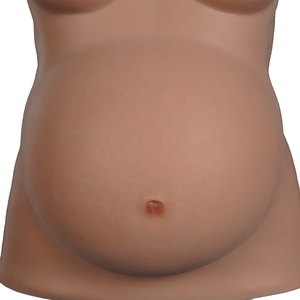 Ventre de grossesse artificiel réaliste en silicone <span class=keywords><strong>pour</strong></span> travestis, accessoires de cosplay, Halloween - Product Image 5