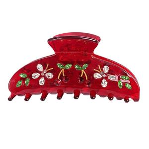 2025 mode coréenne tendance pinces à cheveux diamant doux acétate luxe fruits cheveux accessoires Simple cheveux griffes pour les femmes - Product Image 5