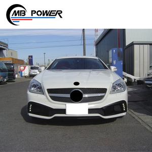CLASSE <span class=keywords><strong>SLK</strong></span> style WD kit carrosserie digne CLASSE <span class=keywords><strong>SLK</strong></span> R172 pare-chocs avant pare-chocs arrière jupe latérale matériau frp 97-00Y - Product Image 2