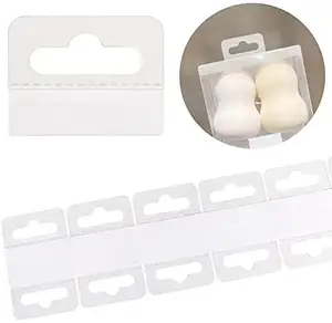 Slot Hole Adhesive Hang Tags Haken Klare Kunststoff-Kleiderbügel für Einzelhandel geschäft Display Peg board Hang Tabs Kleiderbügel