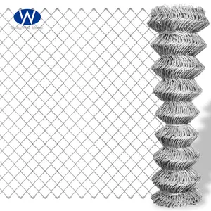 Clôture en fil de maillon de chaîne en acier galvanisé de ferme et de champ de haute qualité à bas prix