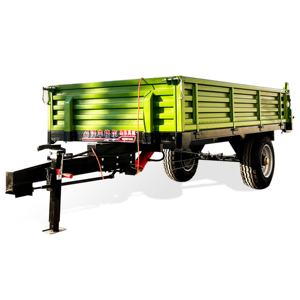 Alto estándar 3ton Durable Heavy Duty Pequeño Tractor Farm Dump Trailers Máquinas - Product Image 3
