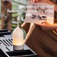 Humidificateur Électrique à Changement de Couleur, Diffuseur d'Arômes, 7 Modes d'Éclairage, Silencieux, Ultrasonique, Capacité 120ml, Type-C, Anti-Sécheresse