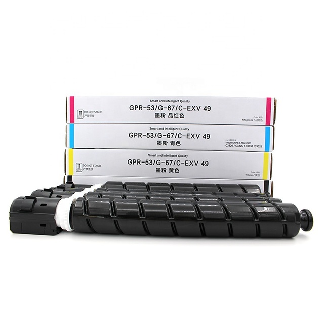 Factory Compatible Canon NPG67 GPR53 C-EXV49 Toner Cartridge for Canon IR ADV C3330 3320i 3325i 3320i Copier Toner Cartridge