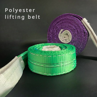 1t 2t 3t 4t 5t 6t 8t 10t 12t Kumaş Eslinga Kaldırma Polyester Düz Gözlü Web Sling Sonsuz Dokuma Sling Kemeri CE Sertifikalı 4mm/5mm