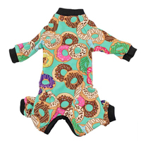 Pet cavaliers 2022 mode doux polyester beignets motif universel chat chien pyjamas