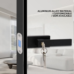 Nhiệm Vụ Nặng Nề Từ Đòn Bẩy Cửa Khóa Thiết Kế Hình Trụ Cửa Xử Lý Chất Lượng Cao Cấp Khóa Nhập Đòn Bẩy - Product Image 3