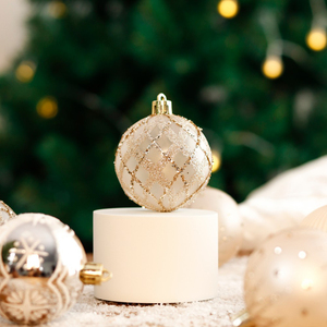 SHUANGYUAN Bestseller 6CM Weihnachtskugel-Sets Plastik Weihnachtsbaumschmuck Weihnachtskugeln Bolas De Navidad - Product Image 5