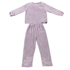 <span class=keywords><strong>Pijamas</strong></span> de Invierno para Mujer, Estilo Vintage, Cintura Elástica, Forro Polar Coral Sólido, Grueso y Cálido, para el Hogar - Product Image 5