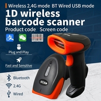 Lecteur de codes-barres sans fil CQH100BG Bluetooth 1D, scanner de codes-barres Android logistique à prix abordable, vente chaude