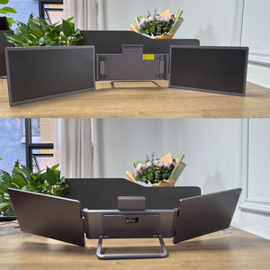 Prix d'usine 14 pouces Triple moniteur d'ordinateur portable portable avec panneau IPS HDR caractéristique USB-C/<span class=keywords><strong>HDMI</strong></span> étendre/écran miroir haut-parleur intégré - Product Image 2