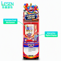 Machine d'arcade pousse-pièces à prix d'usine, thème Clown, avec système de rédemption de tickets, machine de jeu d'arcade à fort rendement