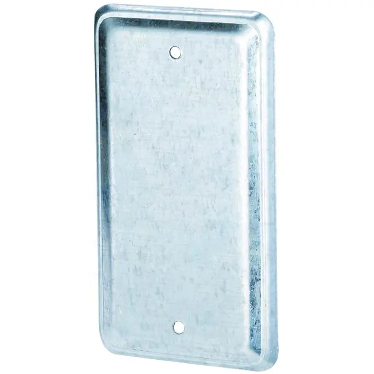 16.mm 4*2 utilitaire pratique blanc électrique métal interrupteur boîte couverture plaque projet boîte couverture