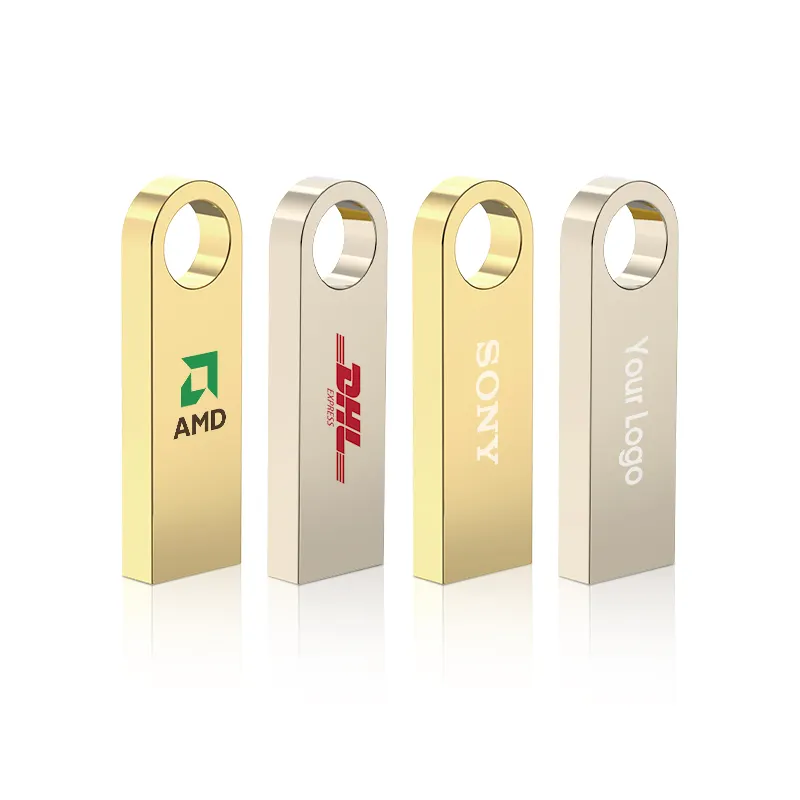 Mini USB Flash Drive 128GB 64GB 32GB 16GB 8GB 4GB 2,0 3,0 Metal Pen Drive Pendrive USB Flash Memory Custom USB Stick