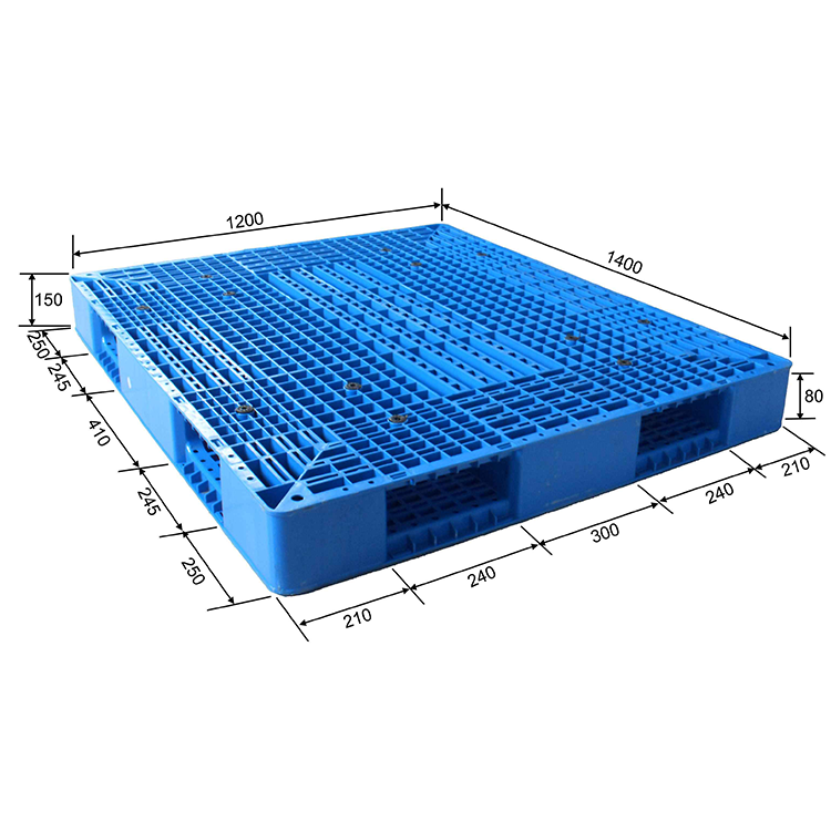 Цветной пластиковый поддон из полиэтилена HDPE, Двусторонняя упаковка, пластиковый поддон для логистической транспортировки и складского хранения