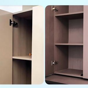 Charnière de porte moderne à ouverture par pression pour armoire de salle de bain, cuisine, salon, bureau à domicile, meubles avec système de verrouillage à ressort - Product Image 5