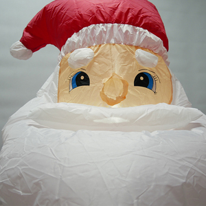 Adaptador personalizado soplado por aire 3,5 M 3W SMD LED Hada Multicolor inflable Santa Hada decoración Navidad luz para exteriores - Product Image 5